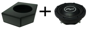 Can-Am® X3 Low Profile Front Passenger Side 10” Sub Box Enclosure – Unloaded | UTVS-X3-ENC-LP-FPASS - Dunes 2 Dezert SXS