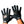 Trinity Racing Terra leather gloves showing padded palm and secure grip surface