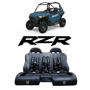 RZR Trail & RZR S Front Bench Seat (2015–2025) - Dunes 2 Dezert SXS