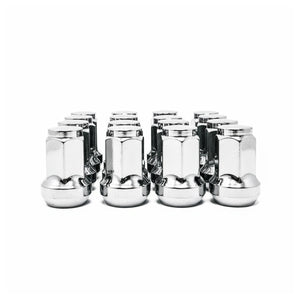 Valor Offroad 10x1.25 chrome lug kit contents with 16 heat treated acorn lug nuts