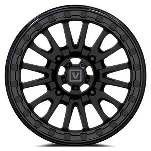 Valor V16 Beadlock UTV Wheel Satin Black - Dunes 2 Dezert SXS