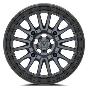 Valor V16 Beadlock UTV Wheel Satin Gunmetal - Dunes 2 Dezert SXS