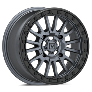 Valor V16 Beadlock UTV Wheel Satin Gunmetal - Dunes 2 Dezert SXS