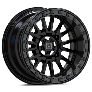 Valor V16 Beadlock UTV Wheel Satin Black - Dunes 2 Dezert SXS