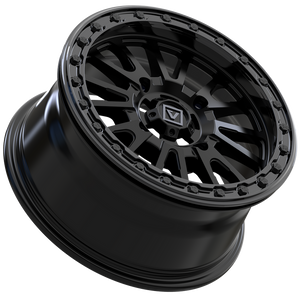 Valor V16 Beadlock UTV Wheel Satin Black - Dunes 2 Dezert SXS