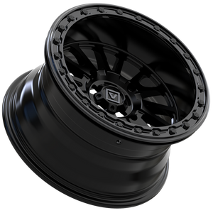Valor V16 Beadlock UTV Wheel Satin Black - Dunes 2 Dezert SXS