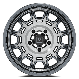 Valor V17 UTV Wheel Brushed Gunmetal - Dunes 2 Dezert SXS