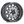 Valor V17 UTV Wheel Brushed Gunmetal - Dunes 2 Dezert SXS