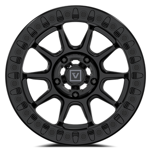 Valor V18 Beadlock UTV Wheel Gloss Black - Dunes 2 Dezert SXS