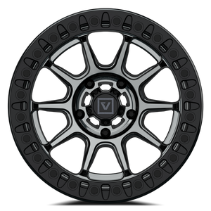 Valor V18 Beadlock UTV Wheel Hyper Black - Dunes 2 Dezert SXS