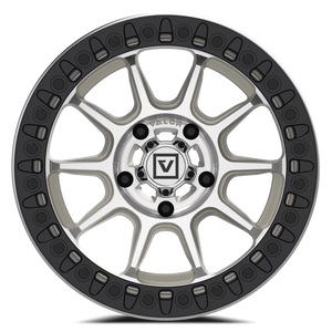 Valor V18 Beadlock UTV Wheel Raw Machined - Dunes 2 Dezert SXS