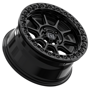 Valor V18 Beadlock UTV Wheel Gloss Black - Dunes 2 Dezert SXS