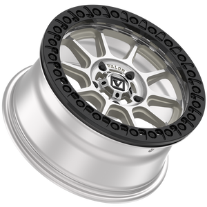 Valor V18 Beadlock UTV Wheel Raw Machined - Dunes 2 Dezert SXS