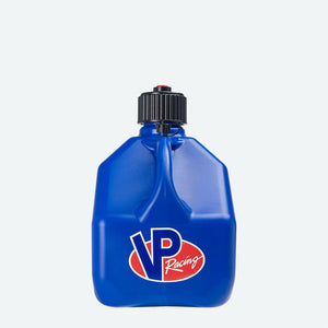 VP Racing 3-gallon heavy-duty utility jug with ergonomic handle and wide-bottom grip for easy fluid dispensing