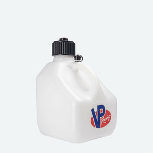 VP Racing 3-gallon heavy-duty utility jug with ergonomic handle and wide-bottom grip for easy fluid dispensing
