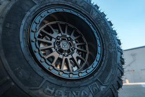 Valor V16 & Tango Wheel/Tire Package - Black - Dunes 2 Dezert SXS