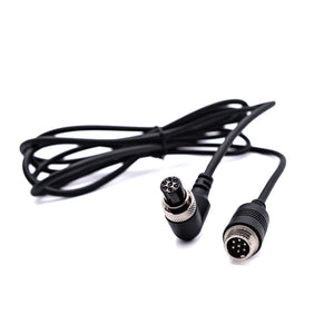 Rugged Radios waterproof hand mic extension cable, 6 ft with 7-pin waterproof connectors