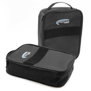 Rugged Radios CUBE 3 wide packing cube bag in ballistic nylon with top carry handle and front patch strip