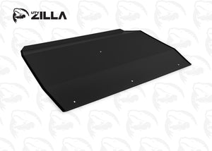 Black aluminum roof for Arctic Cat Wildcat Trail and Sport 700 with billet clamps and low-profile design