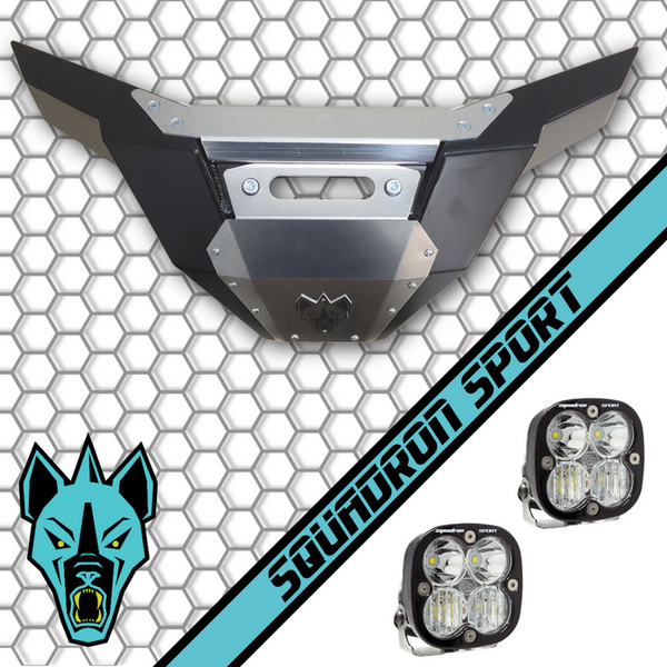 2025+ RZR Pro R Plate Winch Bumper | USA Made - Dunes 2 Dezert SXS