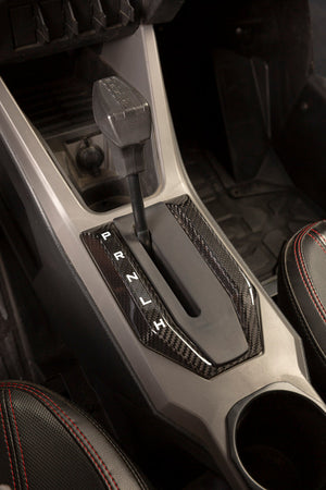 XKraft Carbon Fiber Shifter Surround for Polaris RZR Pro - Dunes 2 Dezert SXS
