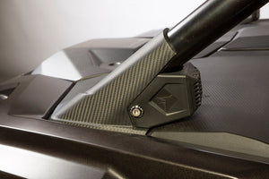 XKraft Carbon Fiber A-Pillar Covers for 2025+ RZR Pro R/S/XP - Dunes 2 Dezert SXS