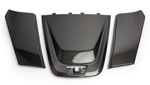 Maverick R Carbon Fiber Fuse Box Cover & Dash - Dunes 2 Dezert SXS