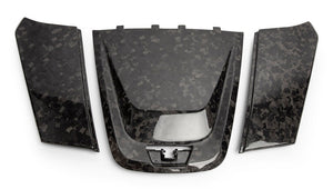 Maverick R Carbon Fiber Fuse Box Cover & Dash - Dunes 2 Dezert SXS