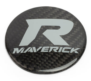 XKraft Carbon Fiber Hood Medallion for Can-Am Maverick R - Dunes 2 Dezert SXS