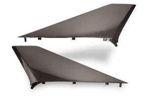XKraft Carbon Fiber Number Plates for Maverick R - Dunes 2 Dezert SXS