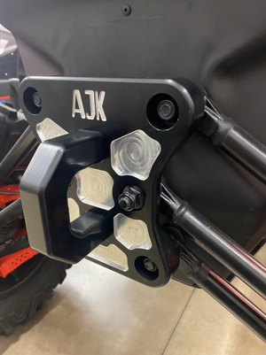 Can-Am X3 Billet Aluminum Radius Rod Plate - Dunes 2 Dezert SXS