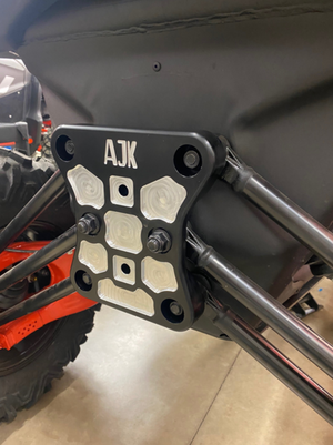 Can-Am X3 Billet Aluminum Radius Rod Plate - Dunes 2 Dezert SXS