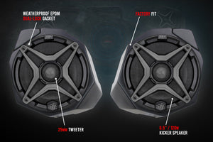 CanAm X3 6.5" Front Kick Speaker Pods 2017-2025 | SSV Works