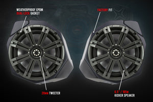 CanAm X3 6.5" Front Kick Speaker Pods 2017-2025 | SSV Works