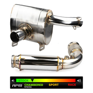 RPM Q-Series 3" Turbo Back Exhaust – X3 (All Years) - Dunes 2 Dezert SXS
