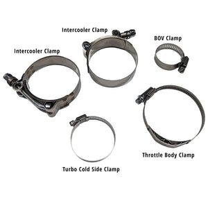 RPM Stainless Clamp Set – X3 Turbo R & RR Charge Tubes - Dunes 2 Dezert SXS