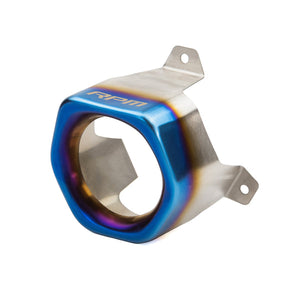 RPM Can-Am X3 stainless blued or black replacement exhaust tip – fits OEM mufflers, spark arrestor compatible.