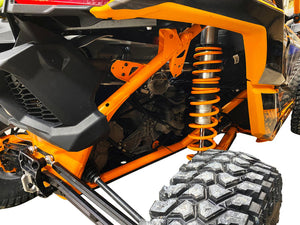 RPM Can-Am X3 2.5" E-Valve electronic exhaust with mid pipe – cat delete system for Turbo, R, and RR models with plug-and-play install.
