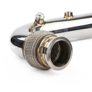 RPM 3" Monster Mouth cat delete mid pipe boosts horsepower, airflow, and sound on all Can-Am X3 Turbo, R, and RR models.
