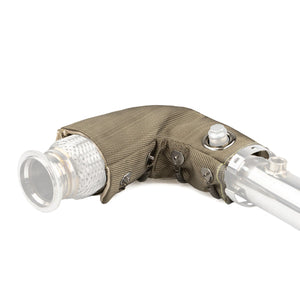 RPM exhaust heat blanket for Polaris RZR and Can-Am X3 fits 2.5 and 3 inch pipes to reduce heat and protect components