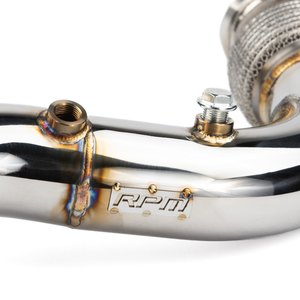 RPM 3" full race exhaust for Can-Am X3 Turbo maximizes power with ultra-lightweight stainless design and dual O2 bungs.