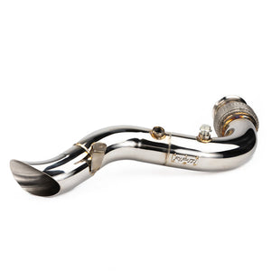 RPM 3" full race exhaust for Can-Am X3 Turbo maximizes power with ultra-lightweight stainless design and dual O2 bungs.

