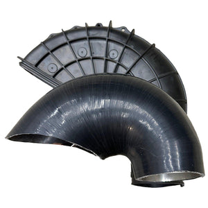 RPM SHORTY silicone clutch exhaust vent for Can-Am X3, reduced height, improves airflow and engine cooling, direct replacement design.