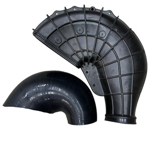 RPM SHORTY silicone clutch exhaust vent for Can-Am X3, reduced height, improves airflow and engine cooling, direct replacement design.