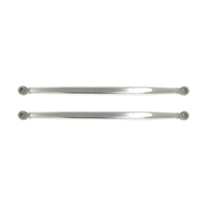 High clearance billet radius rod set for Can-Am X3, machined from aircraft-grade aluminum for extreme off-road durability