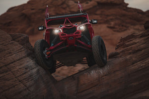 HCR Racing Dual Sport 72-inch suspension kit for Can-Am Maverick X3 with high-clearance arms and elite alloy construction