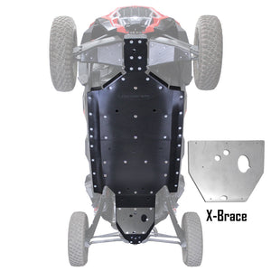 Polaris RZR XP 4 Turbo S UHMW Skid Plate - Dunes 2 Dezert SXS