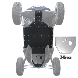 Polaris RZR XP 900 UHMW Skid Plate - Dunes 2 Dezert SXS