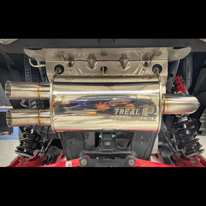 Treal Performance | 2016-2021 Polaris RZR XP Turbo / S Turbo Back Exhaust System - Dunes 2 Dezert SXS