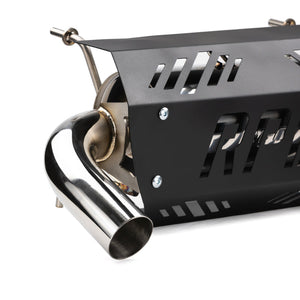 RPM RZR XPT Dual Tip E-Valve Muffler Exhaust System with Electronic Valve and Stainless Construction